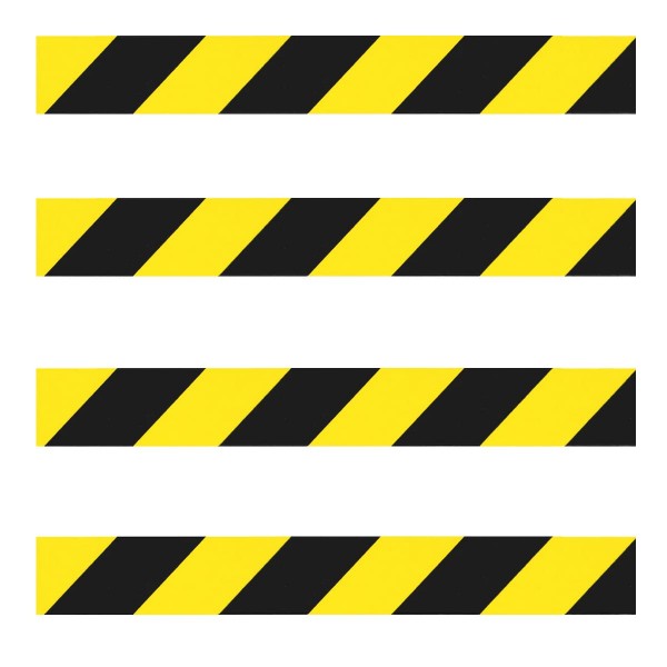 Nastro adesivo in PVC - Giallo Nero 50x50