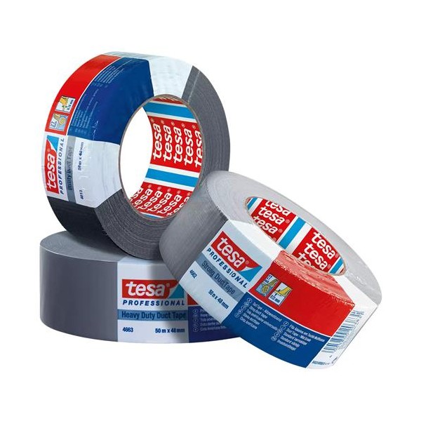 Tesa 4662 - nastro telato Extra Forte grigio - 50x48