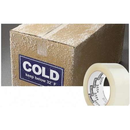 3M Scotch 311+ Nastro ad altissima adesione, trasparente 48x66