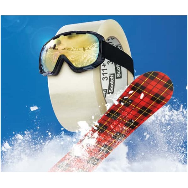 3M Scotch 311+ Nastro ad altissima adesione, trasparente 48x66