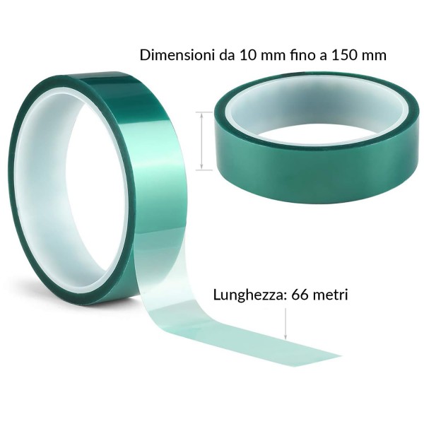 Nastro adesivi in Poliestere Siliconico per mascherature ad