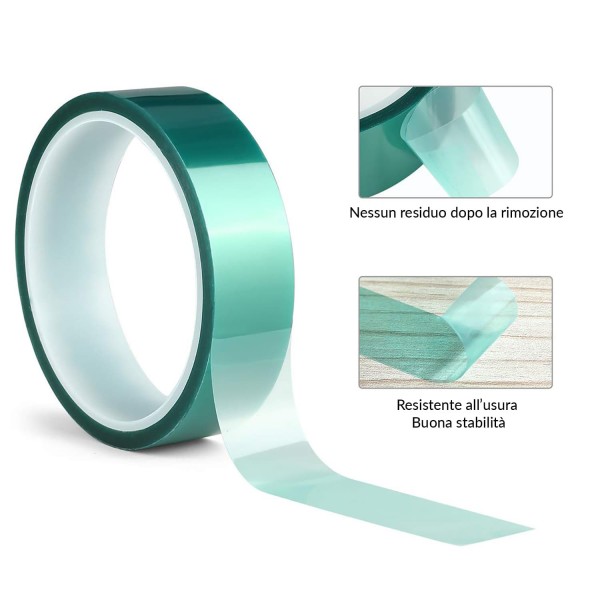 Nastro adesivi in Poliestere Siliconico per mascherature ad