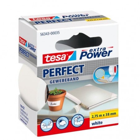 Tesa Extra Power 56343 Bianco - 2,75 mt x 38 mm Tesa Extra Power 56343 Bianco - 2,75 mt x 38 mm