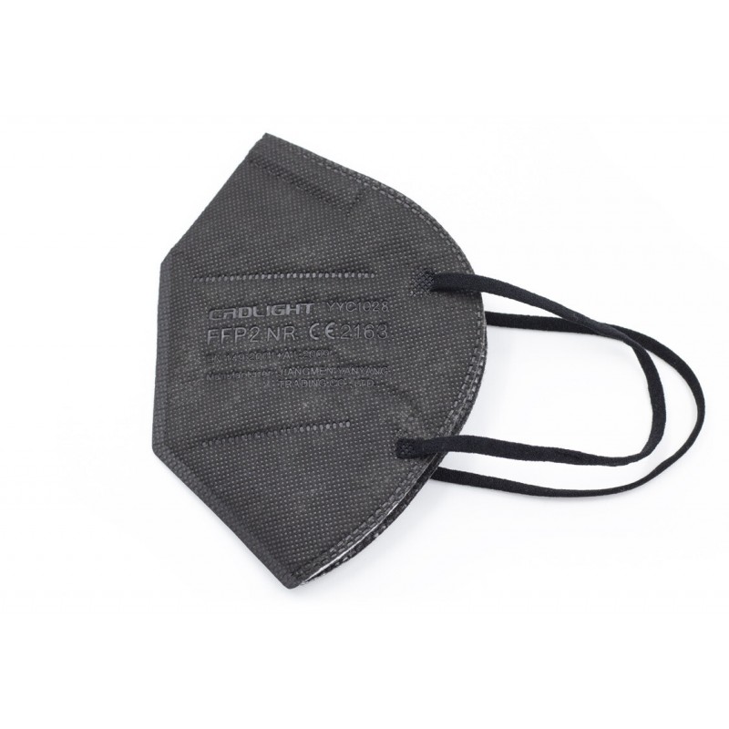 Mascherina FFP2 - senza valvola - Certificata CE - colore NERO