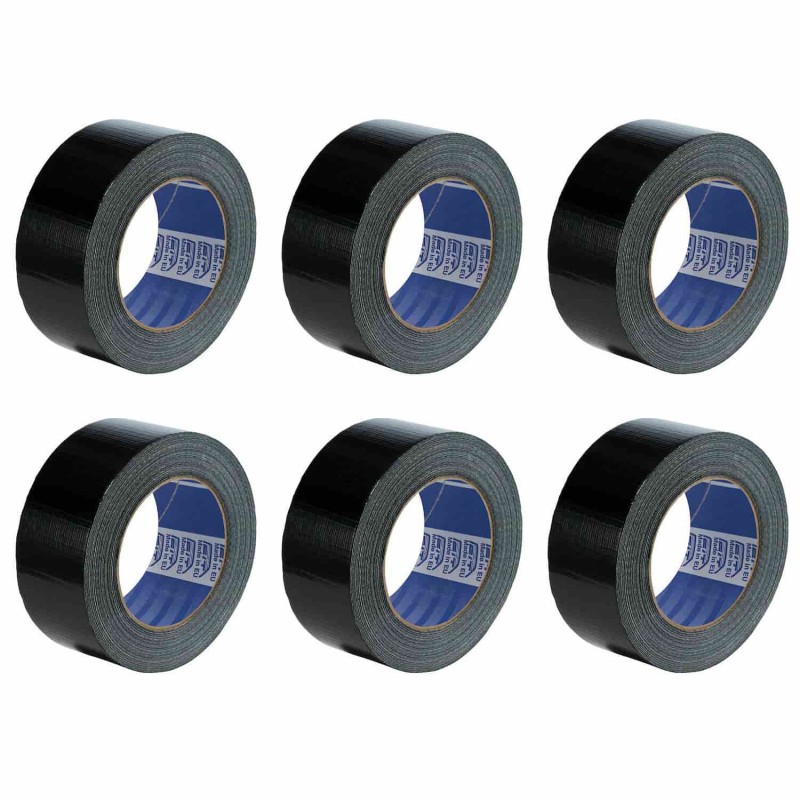Nastro telato americano - pack 6 rotoli - 25mt x 50mm
