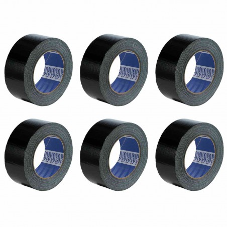 Nastro telato americano - pack 6 rotoli - 25mt x 50mm Nastro telato americano - pack 6 rotoli - 25mt x 50mm