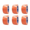 Nastro telato americano - pack 6 rotoli - 25mt x 50mm Colore