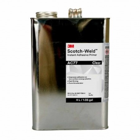 3M Scotch-Weld Primer per adesivo instantaneo AC77, 1 litro 3M Scotch-Weld Primer per adesivo instantaneo AC77, 1 litro