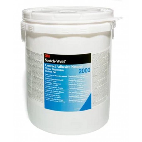 Adesivo a base di acqua S/W 2000NF, 3M Trasparente, 19 L, kit Adesivo a base di acqua S/W 2000NF, 3M Trasparente, 19 L, kit