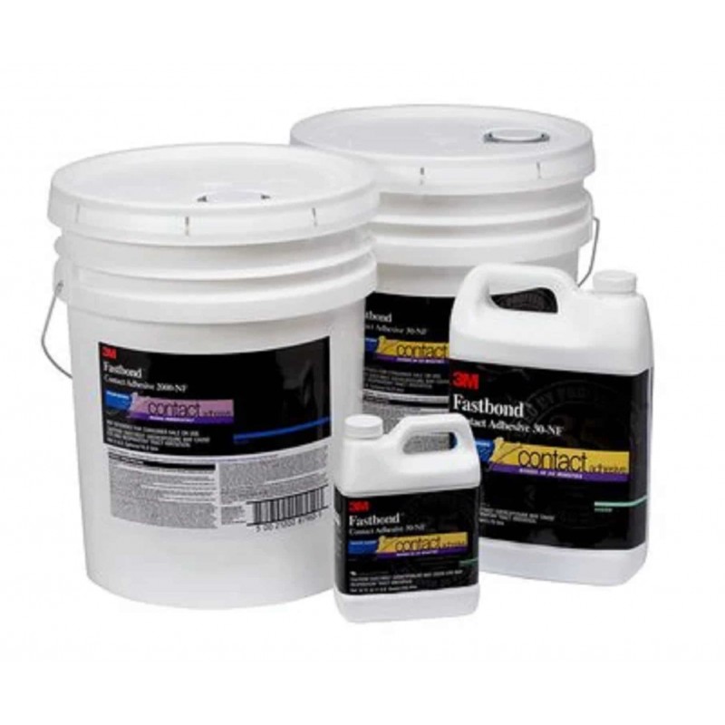 Adesivo a base di acqua S/W 2000NF, 3M Trasparente o blu, kit