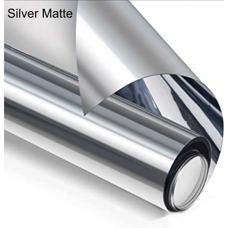 Pellicola a controllo solare per uso interno Silver Matte