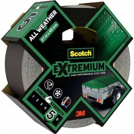 Scotch Extremium All Weather Nastro adesivo ad alte prestazioni, 27 m x 48 mm 6UN/BOX Scotch Extremium All Weather Nastro adesivo ad alte prestazioni, 27 m x 48 mm 6UN/BOX