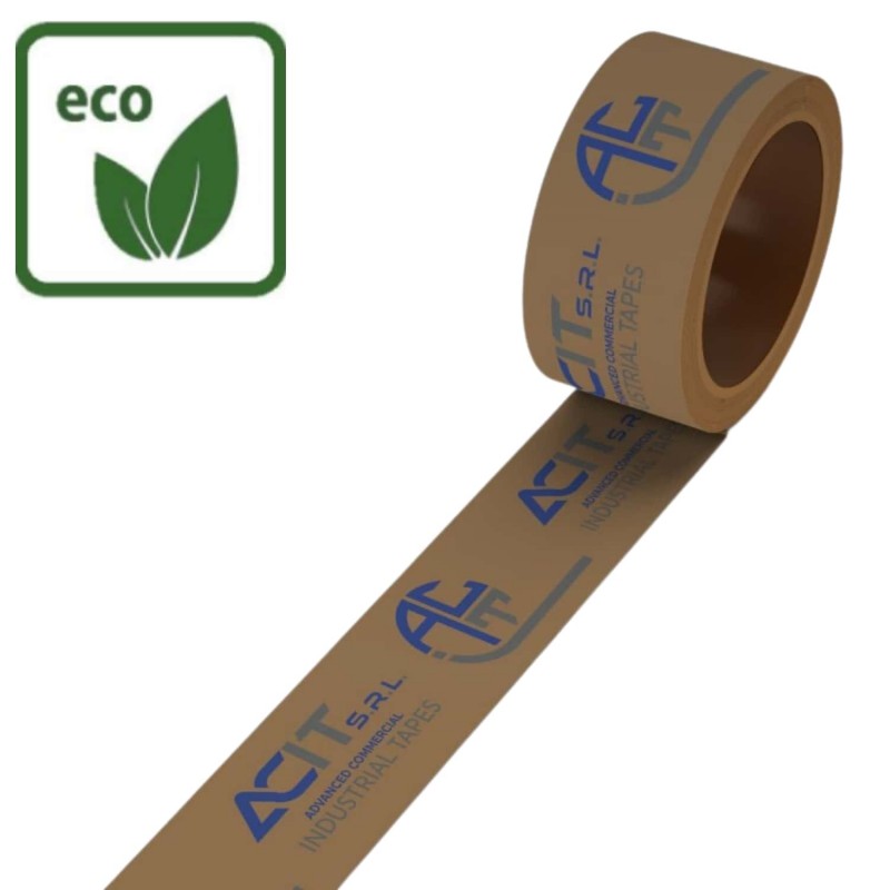 Nastro adesivo in Carta Personalizzato con adesivo in Gomma Naturale