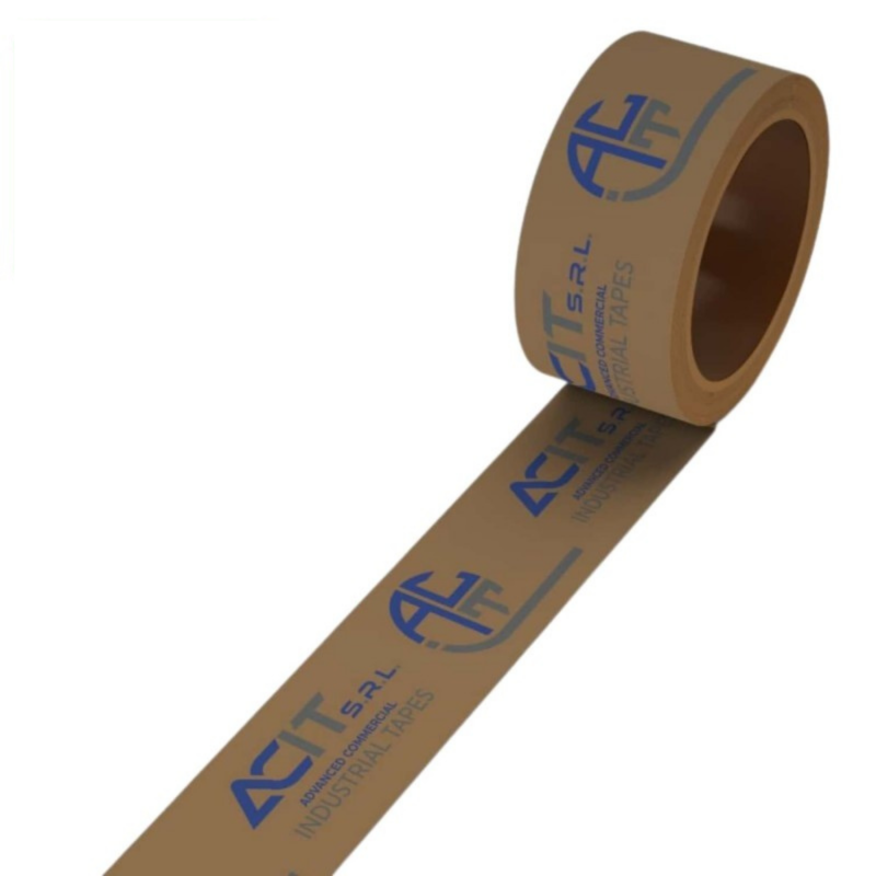 Customized printed adhesive tape in Paper with Natural Rubber