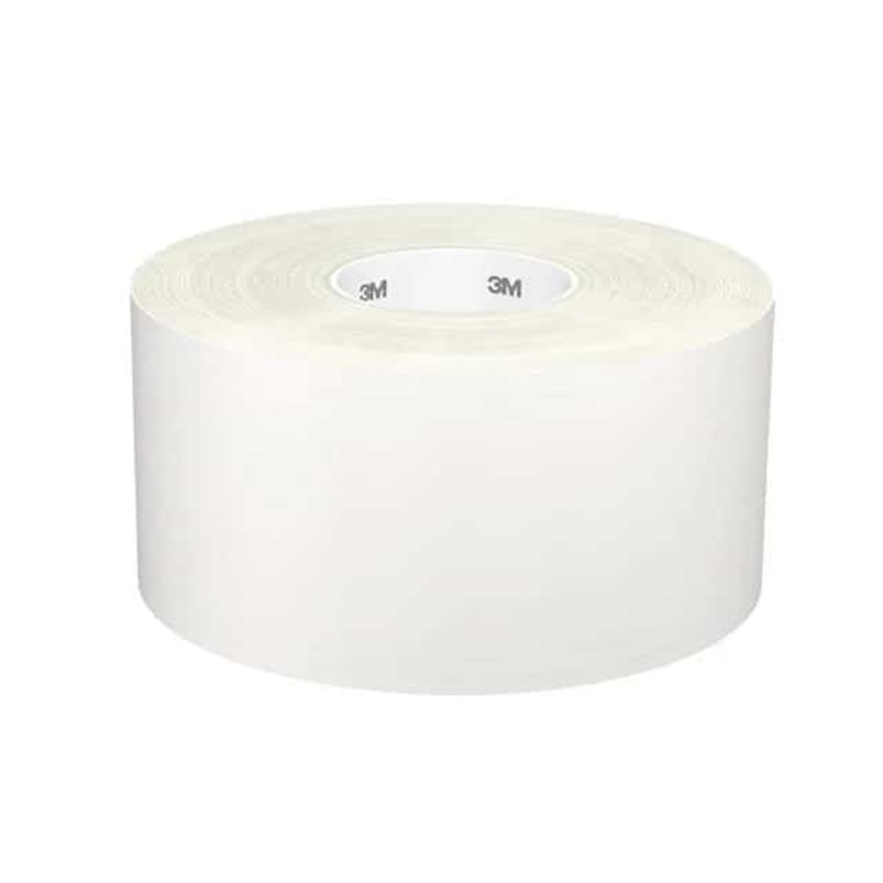 Nastro resistente per marcatura di pavimenti con liner 971L, Bianco, 610 mm x 32,9 m, 0.43 mm