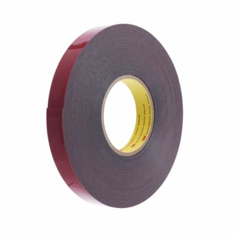 3M™ Acrylic Foam Tape GTE6208F, Gray, 0.8 mm, 590 mm x 66 m