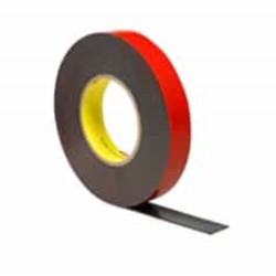 3M Acrylic Plus Tape PT1500, black, 1.52 mm, 6 mm x 33 m 3M