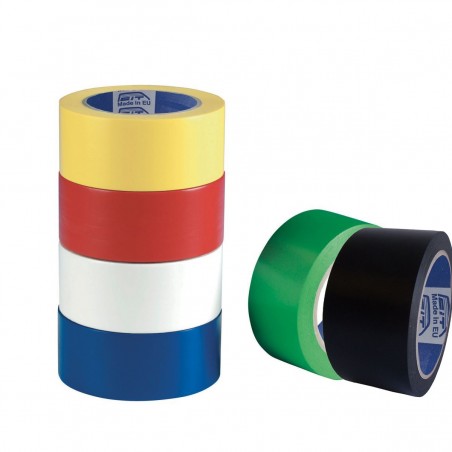 Nastro Segnalinee PVC - 6 colori - 13µm - 50 mm x 33mt