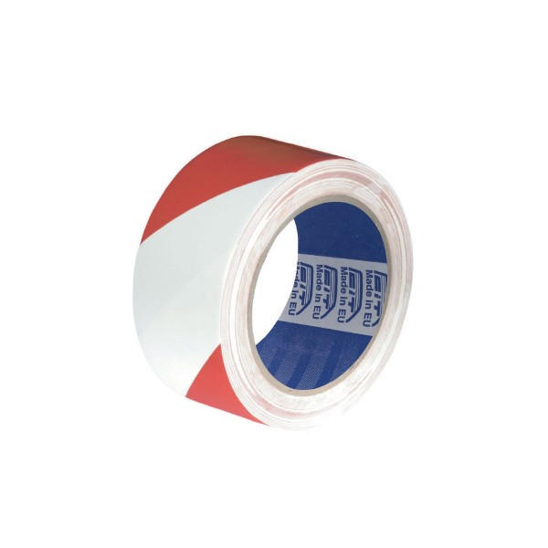 Nastro Segnaletico Rosso e Bianco - 200mt x 70mm