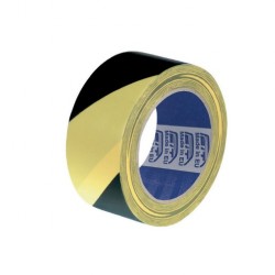 Nastro Segnaletico Giallo e Nero - 200mt x 70mm