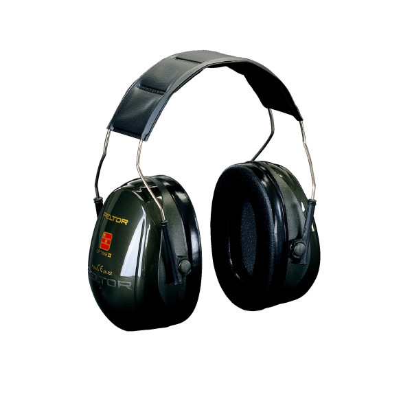 3M™ PELTOR™ Optime™ II Cuffie Auricolari, 31 dB, verde, temporale, H520A-407-GQ