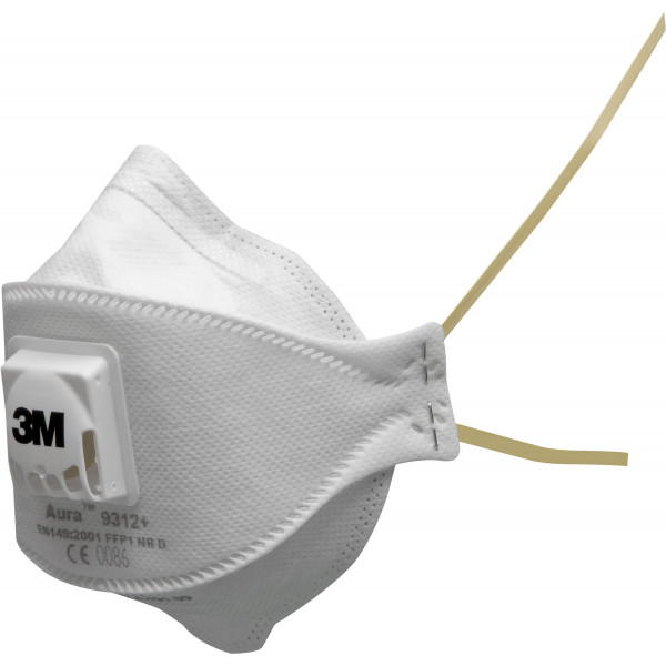 3M™ Aura™ Respiratore monouso 9312+ FFP1  NR D, con valvola