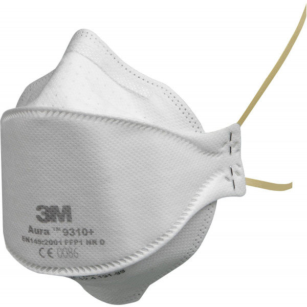 3M™ Aura™ Respiratore monouso 9310+,  FFP1 NR D, senza valvola