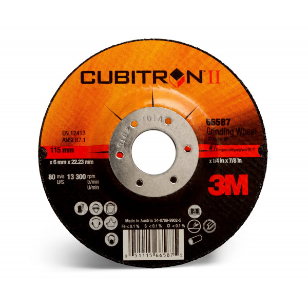 3M™ Cubitron™ II Disco da sbavo T27 115mm PN94003