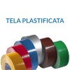 Nastro telato plastificato - 8 colori - 50mm x 25mt
