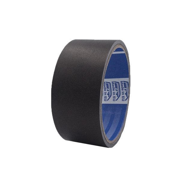 Nastro alluminio con liner colorato opaco - nero opaco - 38 mm x 9 mt