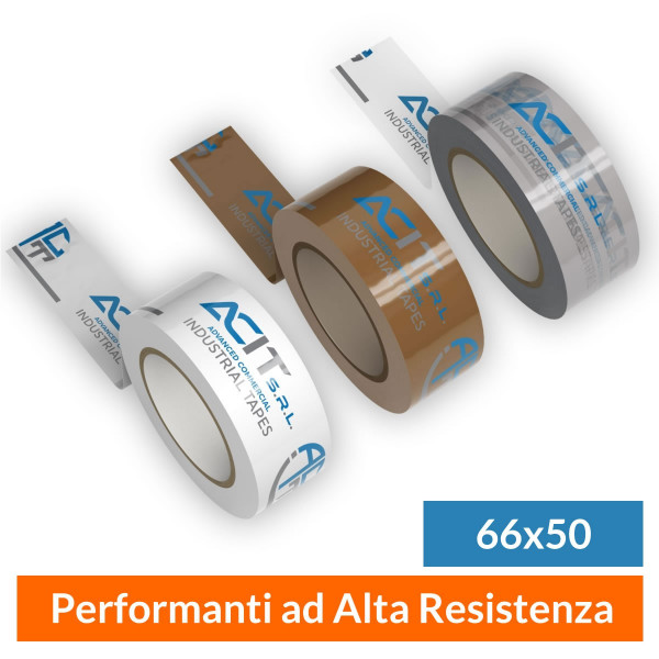 Nastro Adesivo Personalizzato Polipropilene Performante Mis. 66x50