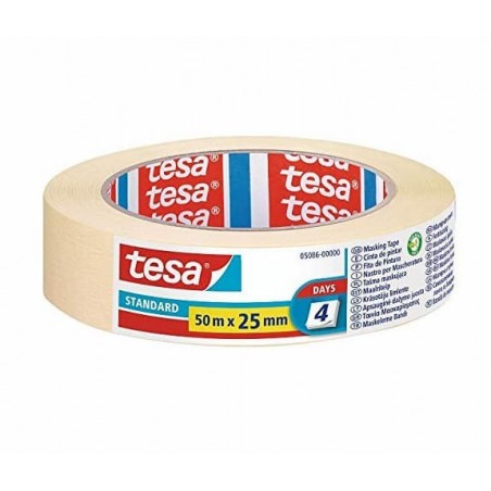 TESA 5086 Nastro in Carta per Mascheratura Standard 50x25 TESA 5086 Nastro in Carta per Mascheratura Standard 50x25