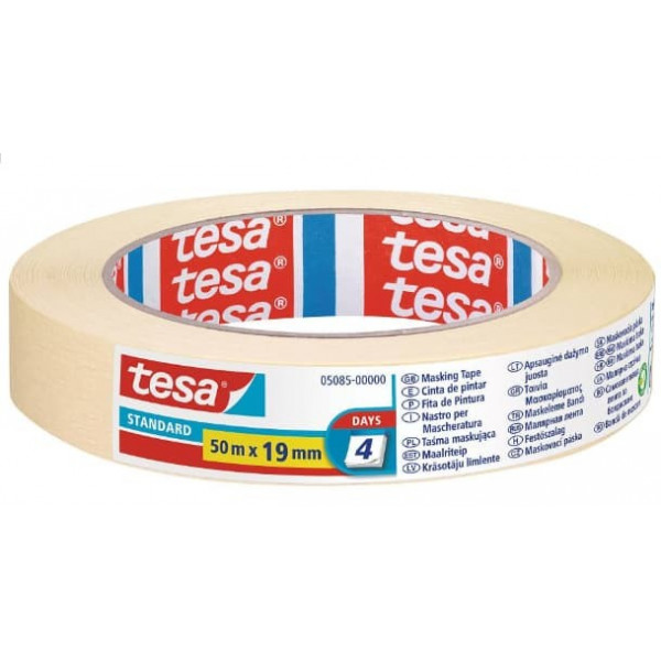 TESA 5085 Nastro adesivo in Carta per Mascheratura Standard 50x19