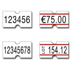 Etichette 21x12 - Bianche - Rettangolare- Adesivo Removibile