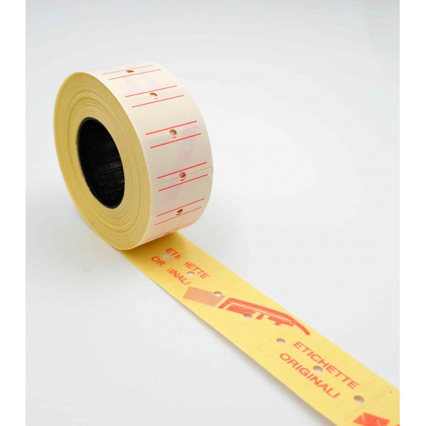 Etichette 26x12 - Bianche- Sagomata- Adesivo Removibile