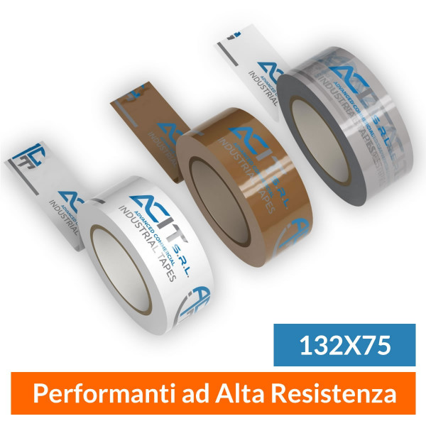 Nastro Adesivo Personalizzato Polipropilene Performante Mis. 132x75
