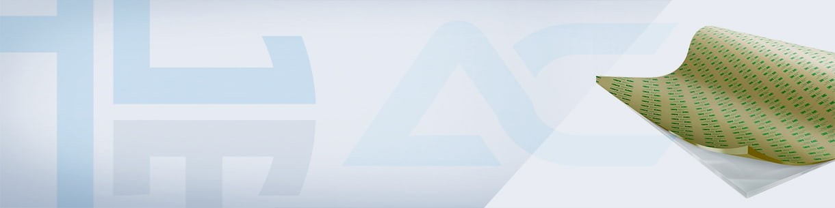 Double sided tape sheets