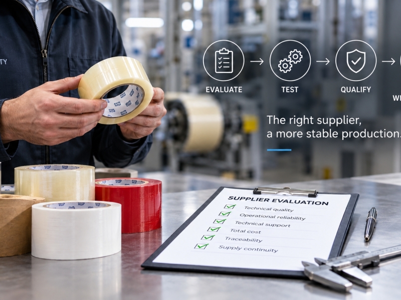 How to Select an Adhesive Tape Supplier Without Risk